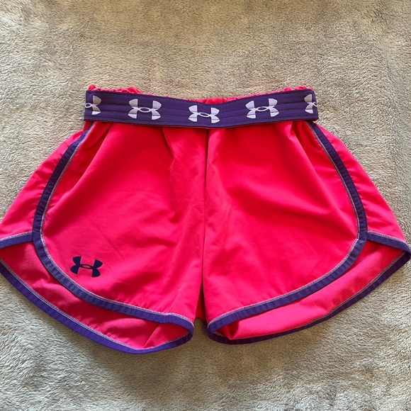 Women’s Pink Under Armour Shorts - Picture 3 of 3